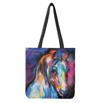 Colorful Horse Painting Print Tote Bag | Newhawaiianshirts AU