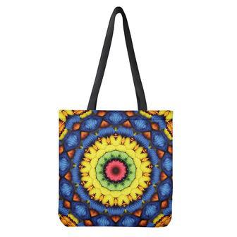 Colorful Kaleidoscope Print Tote Bag | Newhawaiianshirts