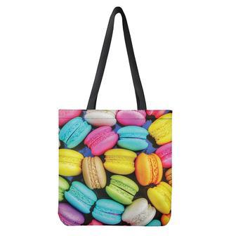 Colorful Macarons Print Tote Bag | Newhawaiianshirts CA