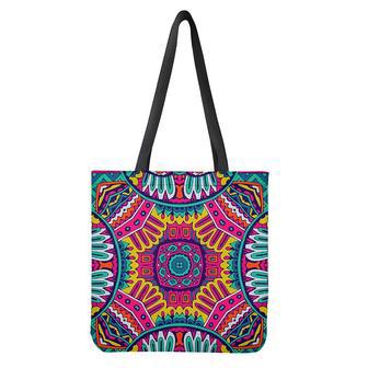 Colorful Mandala Bohemian Pattern Print Tote Bag | Newhawaiianshirts UK