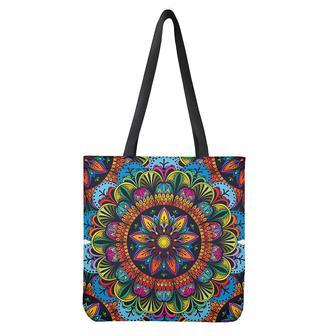 Colorful Mandala Print Tote Bag | Newhawaiianshirts AU