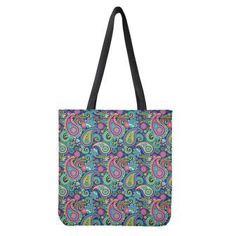 Colorful Paisley Pattern Print Tote Bag | Newhawaiianshirts AU