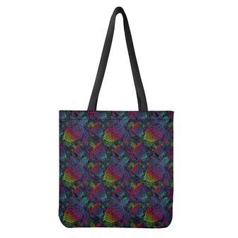 Colorful Sea Turtle Pattern Print Tote Bag | Newhawaiianshirts CA