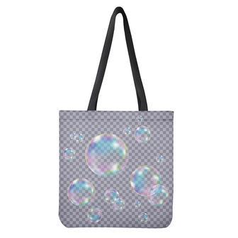 Colorful Soap Bubble Print Tote Bag | Newhawaiianshirts