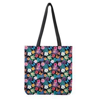 Colorful Tropical Jungle Hawaiian Print Tote Bag | Newhawaiianshirts AU