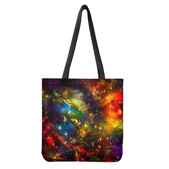 Colorful Universe Galaxy Space Print Tote Bag | Newhawaiianshirts