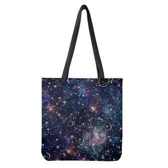 Constellation Galaxy Space Print Tote Bag | Newhawaiianshirts AU