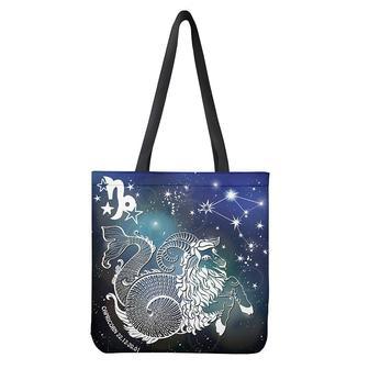 Constellation Of Capricorn Print Tote Bag | Newhawaiianshirts DE