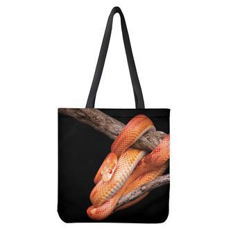 Corn Snake Print Tote Bag | Newhawaiianshirts CA