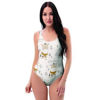 Cow Cute Print One Piece Swimsuite | Newhawaiianshirts UK