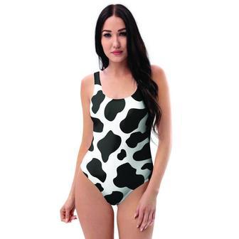 Cow Print One Piece Swimsuite | Newhawaiianshirts CA