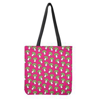 Crazy Mushroom Pattern Print Tote Bag | Newhawaiianshirts