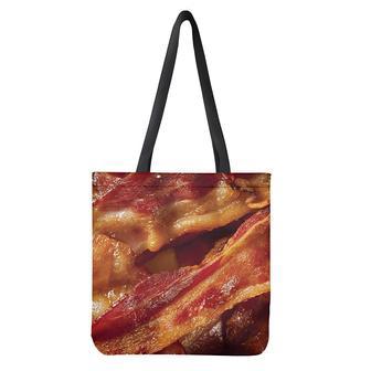 Crispy Bacon Print Tote Bag | Newhawaiianshirts CA