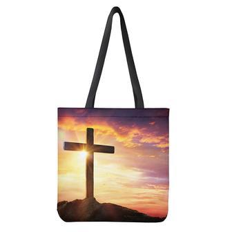 Crucifixion Of Jesus Christ Print Tote Bag | Newhawaiianshirts