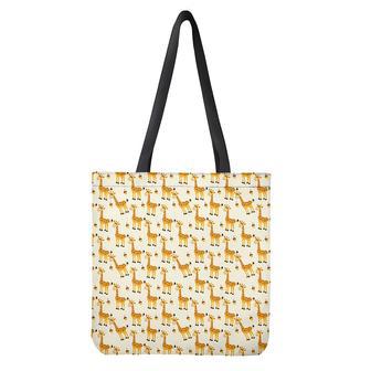 Cute Baby Giraffe Pattern Print Tote Bag | Newhawaiianshirts AU