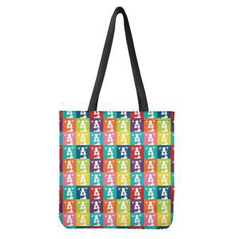 Cute Boston Terrier Faces Print Tote Bag | Newhawaiianshirts CA