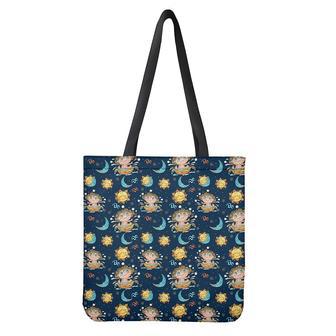 Cute Cartoon Aquarius Pattern Print Tote Bag | Newhawaiianshirts