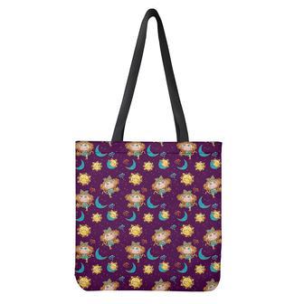 Cute Cartoon Virgo Pattern Print Tote Bag | Newhawaiianshirts AU