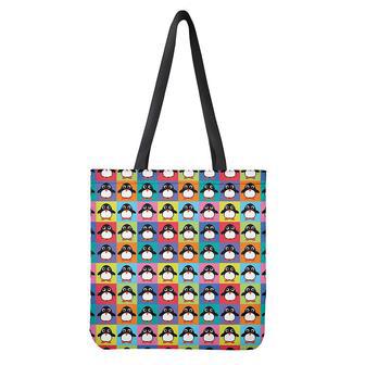 Cute Colorful Penguin Pattern Print Tote Bag | Newhawaiianshirts CA