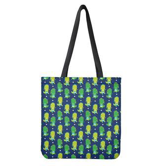 Cute Dino T-Rex Pattern Print Tote Bag | Newhawaiianshirts DE