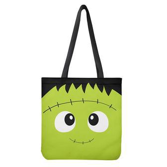 Cute Frankenstein Face Print Tote Bag | Newhawaiianshirts