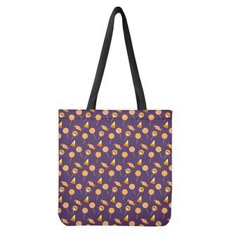 Cute Halloween Candy Pattern Print Tote Bag | Newhawaiianshirts UK