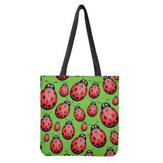 Cute Ladybug Pattern Print Tote Bag | Newhawaiianshirts AU