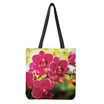 Cute Orchid Print Tote Bag | Newhawaiianshirts