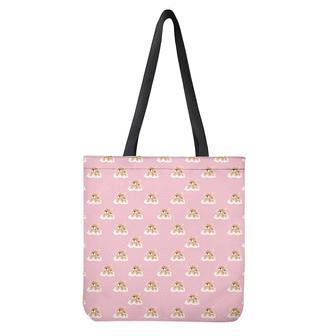 Cute Polka Dot Baby Bear Pattern Print Tote Bag | Newhawaiianshirts DE