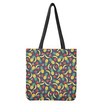 Cute Tropical Fruits Pattern Print Tote Bag | Newhawaiianshirts CA