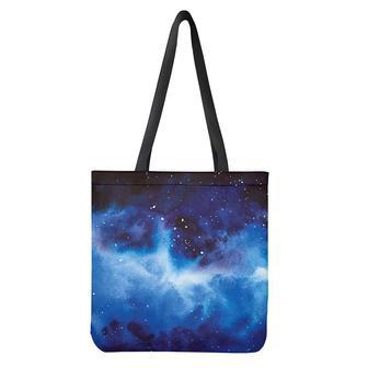 Dark Blue Galaxy Space Print Tote Bag | Newhawaiianshirts UK