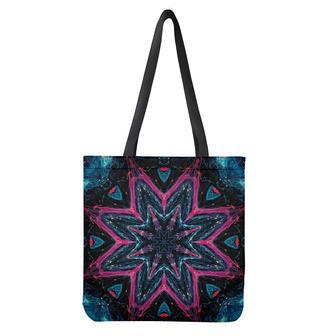 Dark Cloud Kaleidoscope Print Tote Bag | Newhawaiianshirts UK