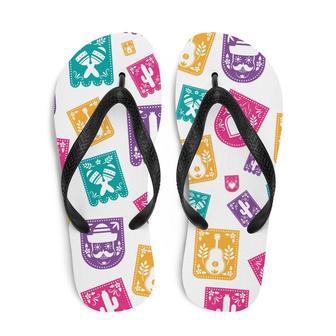 Day Of The Dead Party Decorations Flip-Flops | Newhawaiianshirts DE