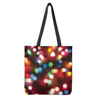 Defocused Christmas Lights Print Tote Bag | Newhawaiianshirts DE