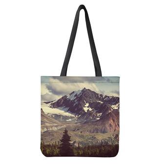 Denali Mountain Print Tote Bag | Newhawaiianshirts UK