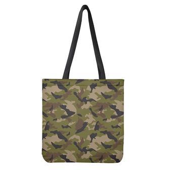 Desert Green Camouflage Print Tote Bag | Newhawaiianshirts UK