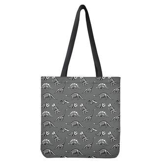 Dinosaur Fossil Pattern Print Tote Bag | Newhawaiianshirts UK