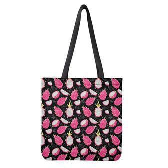 Dragon Fruit Pattern Print Tote Bag | Newhawaiianshirts UK