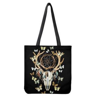 Dreamcatcher Deer Skull Print Tote Bag | Newhawaiianshirts