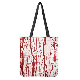 Dripping Blood Print Tote Bag | Newhawaiianshirts UK