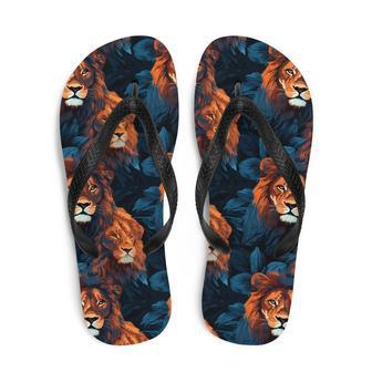 Dual Lion Flip Flops | Newhawaiianshirts