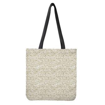 Egypt Hieroglyphs Pattern Print Tote Bag | Newhawaiianshirts AU