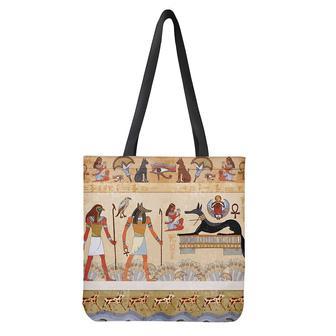 Egyptian Gods And Pharaohs Print Tote Bag | Newhawaiianshirts