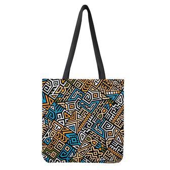 Ethnic Aztec Geometric Pattern Print Tote Bag | Newhawaiianshirts DE