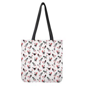 Exotic Chicken Pattern Print Tote Bag | Newhawaiianshirts UK