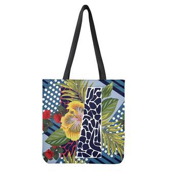 Exotic Patchwork Pattern Print Tote Bag | Newhawaiianshirts AU