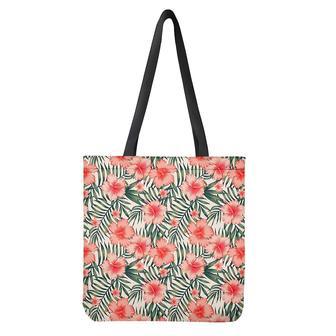 Exotic Tropical Hibiscus Pattern Print Tote Bag | Newhawaiianshirts DE