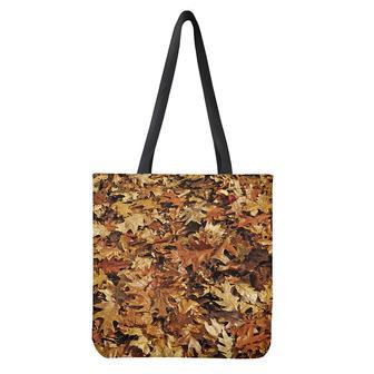 Fall Leaves Hunting Camouflage Print Tote Bag | Newhawaiianshirts AU