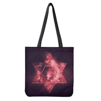 Fiery Star Of David Print Tote Bag | Newhawaiianshirts CA