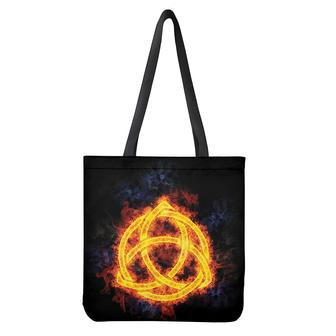 Fire Celtic Knot Print Tote Bag | Newhawaiianshirts